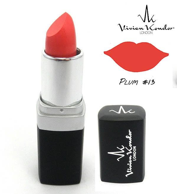 Vivien Kondor Vegan Friendly MATTE Lipstick-Plum