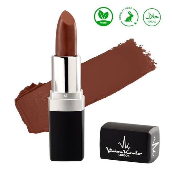Vivien Kondor Vegan Friendly Cruelty Free MATTE Lipstick-Cocoa