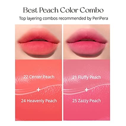 Peripera INK AIRY VELVET 021 FLUFFY PEACH 4 g - Pitkäkestoinen nestemäinen huulipuna