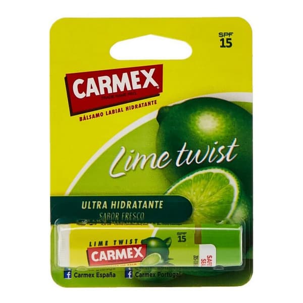 Kosteuttava huulibalsami Carmex Lime Twist Spf 15 Stick (4,25 g)