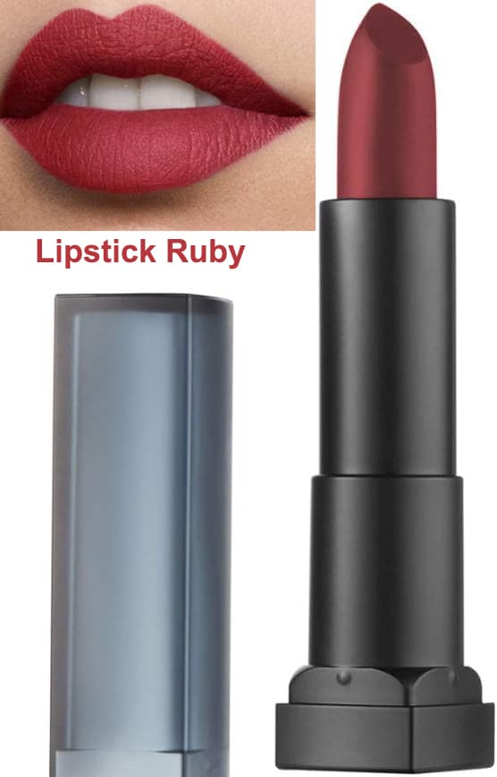 Maybelline The Matte Lip Kits-Lipstick Cruel Ruby+Lipliner Brick Red
