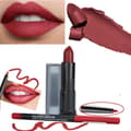 Miniatyrbild 2 av 4: Maybelline The Matte Lip Kits-Lipstick Cruel Ruby+Lipliner Brick Red