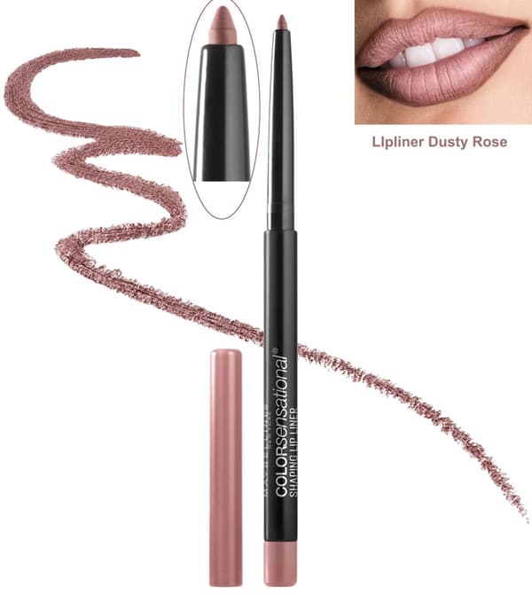 Maybelline The Matte Lip Kits-Lipstick Smokey Taupe + Lipliner Dusty Rose