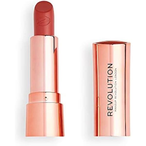 Läppstift - Makeup Revolution - Satin Kiss - Ruby - 3,5g - Velvet Finish