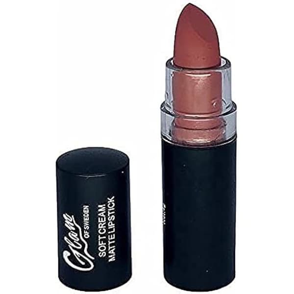 Läppstift - GLAM OF SWEDEN - Soft Cream Matte Lipstick - 02-Nude Pink - 4 Gr - Matt finish