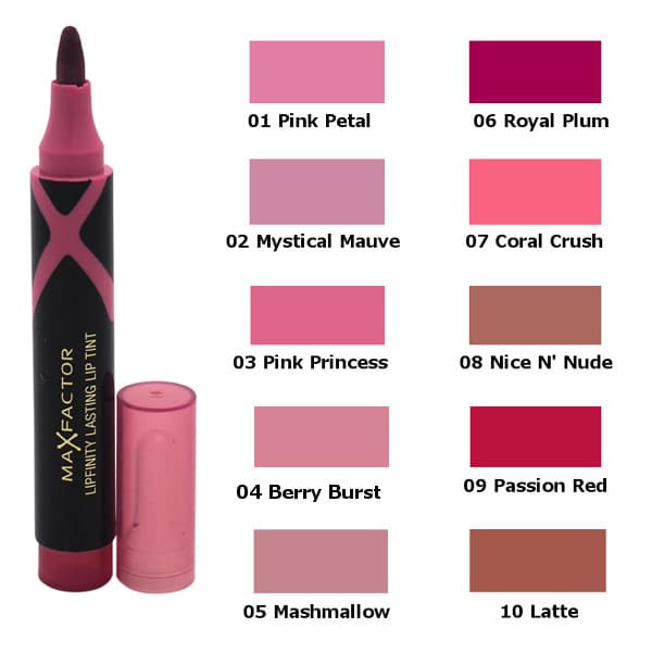 Max Factor Lipfinity Lasting Lip Tint - Mystical Mauve