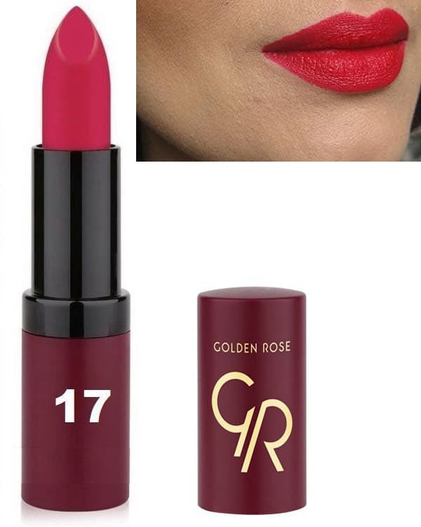 Golden Rose Velvet Matte Lipstick #17 Old Rose Pink