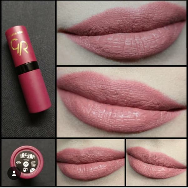 Golden Rose Velvet Matte Lipstick #27 Contessa Nude