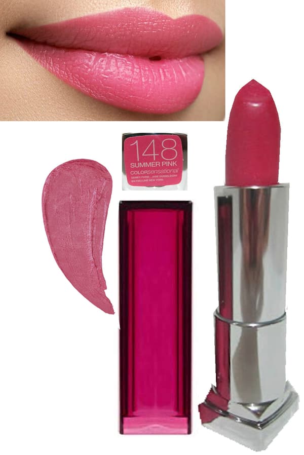 Maybelline The Shine Lip Kits -148 Summer Pink +120 Clear Liner