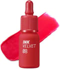 Miniatyrbild 1 av 2: Peripera New Ink The Velvet (AD) 08 SELLOUT RED 4g - Sammetslen läppfärgning