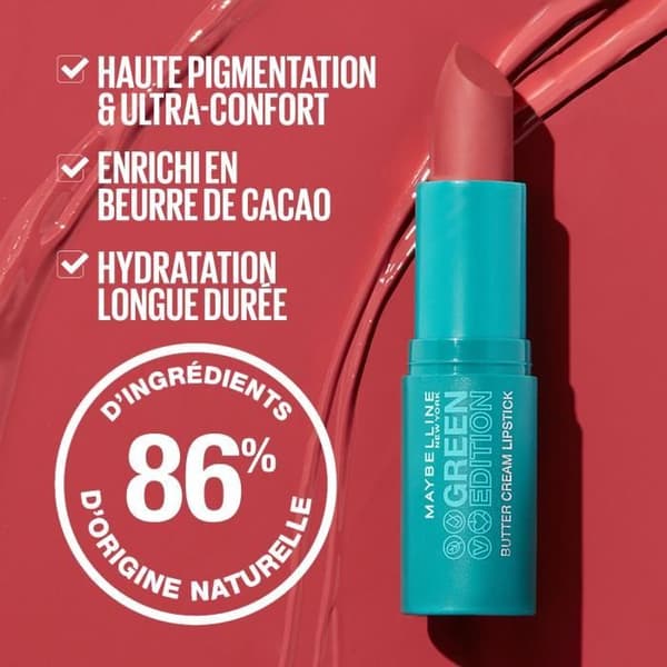 Läppstift - MAYBELLINE NEW YORK - Green Edition - Butter Cream - 15 Windy