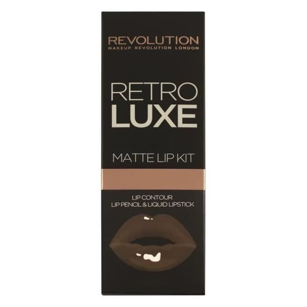 Makeup Revolution - Retro Luxe Matte Lip Kit - Glory