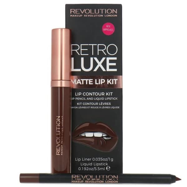 Makeup Revolution - Retro Luxe Matte Lip Kit - Glory
