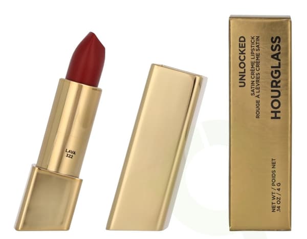 Hourglass Unlocked Satin Creme Lipstick 4 g Lava 322 Red