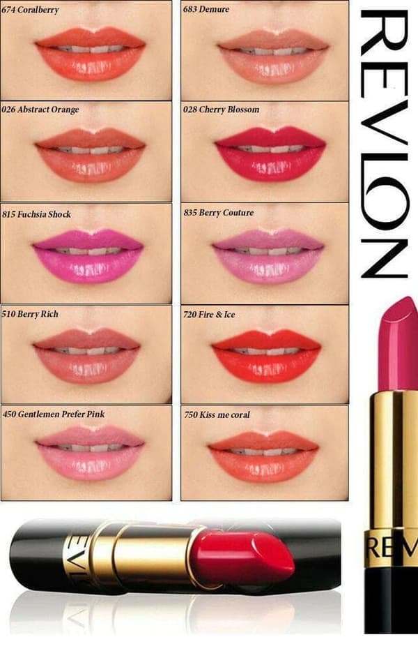 REVLON Super Lustrous CREME Lipstick  - 750 Kiss Me Coral