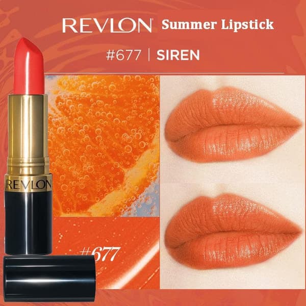 Revlon Super Lustrous Matte SUMMER Lipstick-677 Siren