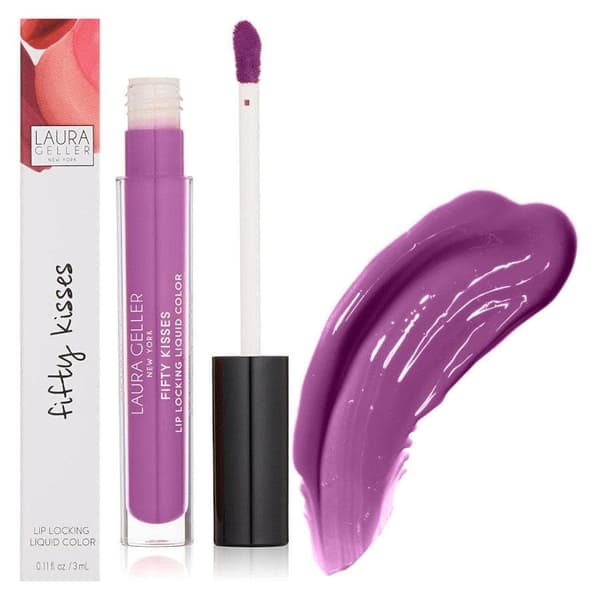 Laura Geller Fifty Kisses Satin Liquid Lipstick - Orchid Love