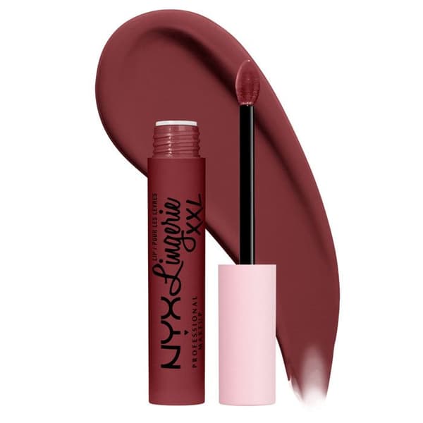 Läppstift - NYX Professional Makeup - Lip Lingerie XXL - Strip N Tease - Vattentålig - Matt finish