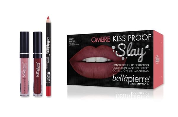 Bellapierre Transfer Liquid Lipstick Ombre Kit - 40's Red/Nude