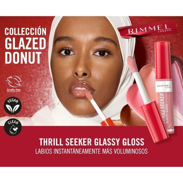 Huulikiilto Rimmel London THRILL SEEKER Nº 650-Sweet Frosting 6 ml