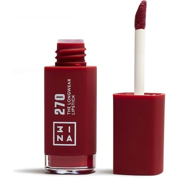 3INA MAKEUP - Le Rouge à Lèvres Liquide 270 - Röd Läppstift med Hyaluronsyra - Matta Läppstift - Färg