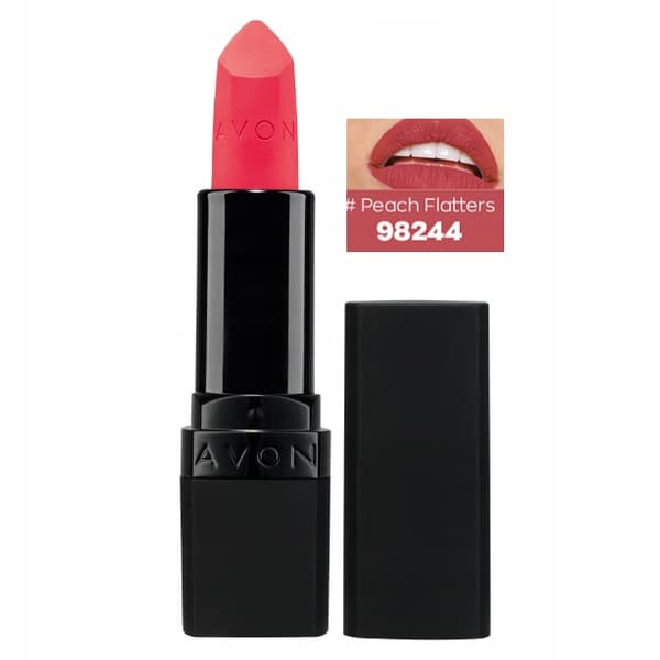 AVON Ultra Matte Lipstick Peach Flatters