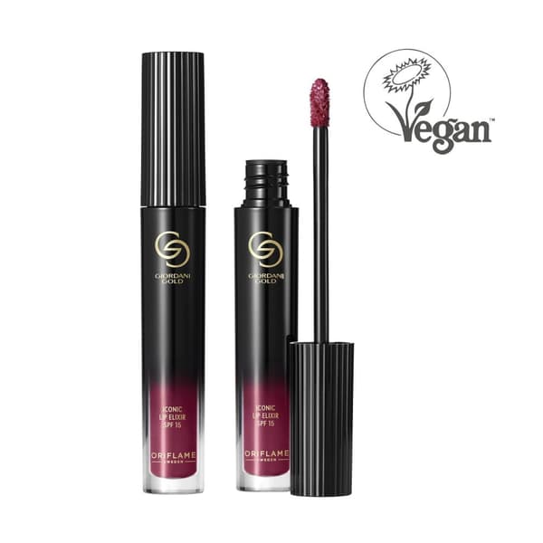 Oriflame Giordani Gold Iconic Elixir Matte Lipstick SPF 15 - Plush Berry 3,5 ml