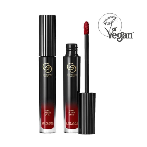 Oriflame Giordani Gold Iconic Elixir -mattahuulipuna SPF 15 - Cherry Lush 3,5 ml
