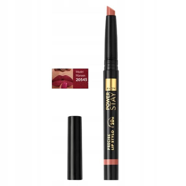AVON Powerstay Precision Læbestift 10 timer Model Maroon