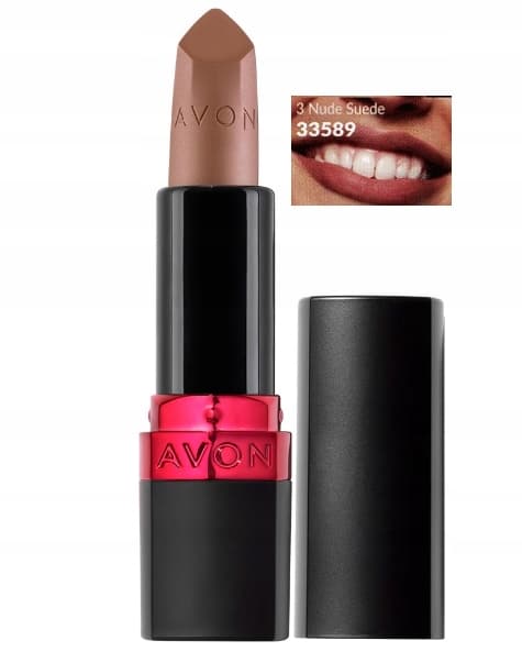 AVON huulipuna mattahuulipuna NUDE SUEDE