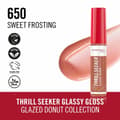 Pikkukuva 3 / 6: Huulikiilto Rimmel London THRILL SEEKER Nº 650-Sweet Frosting 6 ml