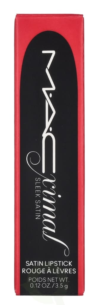 MAC Macximal Sleek Satin Lipstick 3.5 g #831 Brave Red