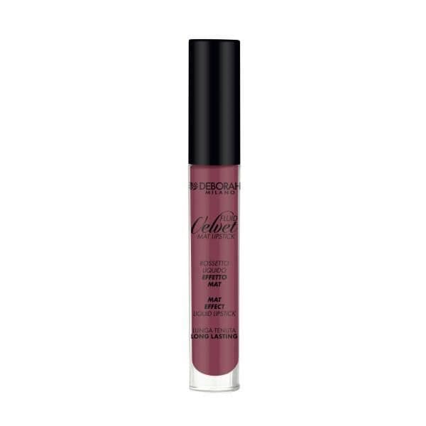 Läppstift - Deborah Milano - Fluid Velvet Mat - Röd - Grädde - 3,75 g