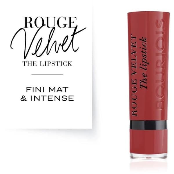 Bourjois Velvet The Lipstick Lipstick - Färg Röd - Nyans 05 Brique-à-Brac - 2,4g