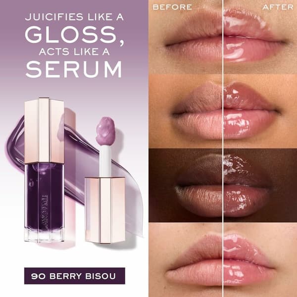 Gloss Lancôme IDÔLE MAKE-UP Purpur Nº 90-Berry Bisou 9 ml