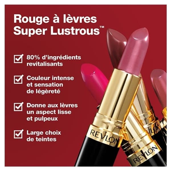 REVLON Super Lustrous 720 läppstift - 4,2g - Fire & Ice