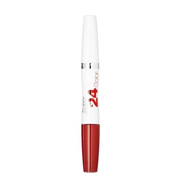 Maybelline SuperStay Lipstick 24H - 542 Cherry Pie - Läppstift, Rouge, Cherry Pie, 24h, Frankrike, 17 mm, 17 mm