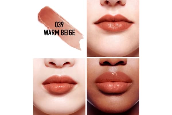 Christian Dior, Addict, Glow, Lip Balm, 039, Warm Beige, 3.2 g For Women
