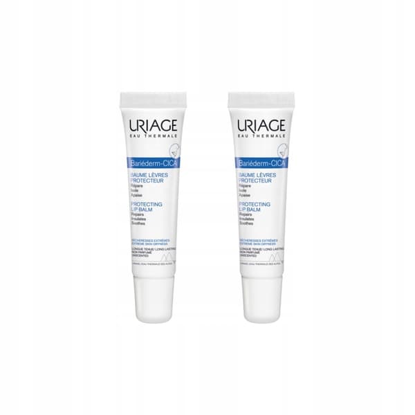 URIAGE BARIEDERM Läppbalsam mot nariga läppar 2x15 ml