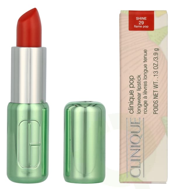 Clinique Pop Longwear Shine Lipstick 3.9 g #11 FlamePop