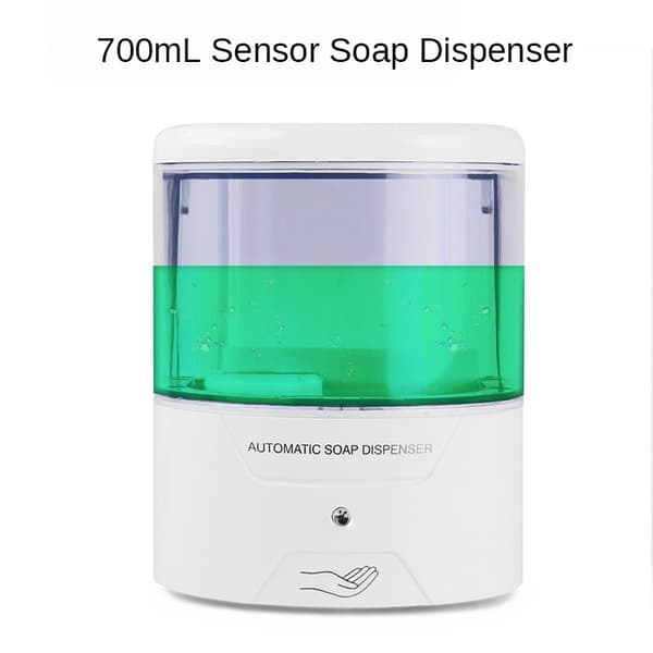 600ML vægmonteret sæbedispenser Automatisk sæbedispenser IR berøringsfri håndfri sæbedispenser til badeværelseskøkken