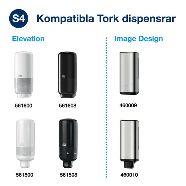 Duschtvål TORK S4 Unisexdoft 1L