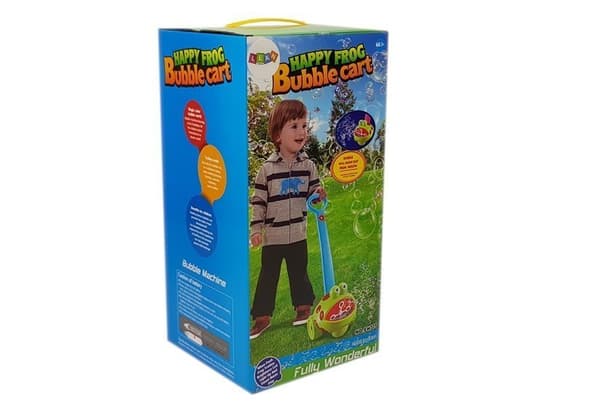 Soap Bubble Machine Frog With Pink Hand Light Music