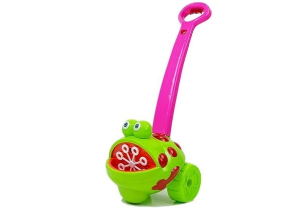 Soap Bubble Machine Frog With Pink Hand Light Music