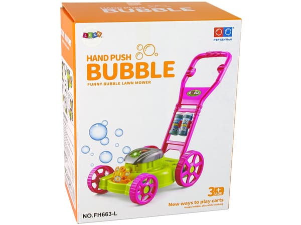 Mower Soap Bubble Machine Pink Soap Bubble Music