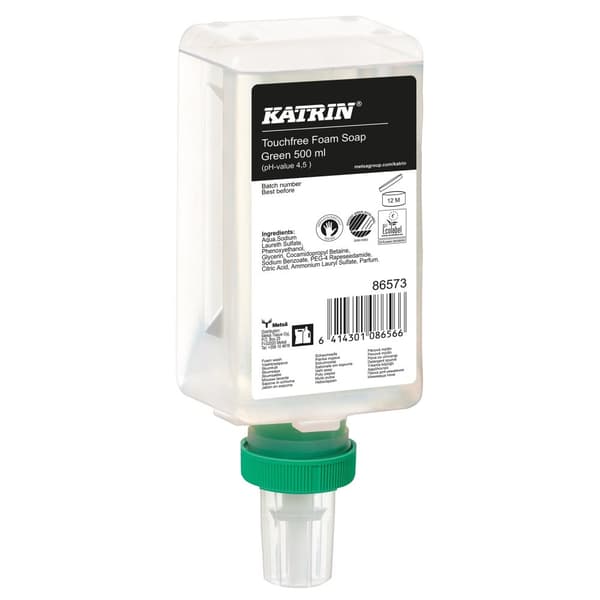 Skumtvål KATRIN Touchfree Green 500ml 12st