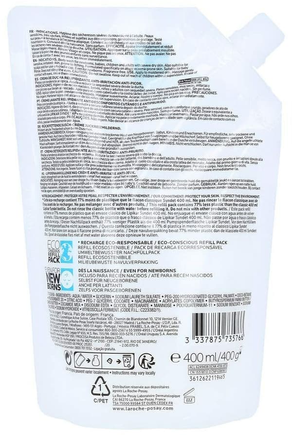 Shower Gel La Roche Posay Lipikar Syndet 400 ml
