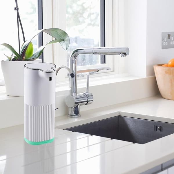 Automatisk sensordispenser til håndsæbe – 360ML – Vægmonteret elektrisk sæbedispenser til køkken, badeværelse og kontor