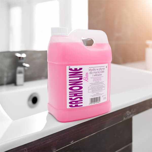 Fashionline flydende sæbe 5l pink