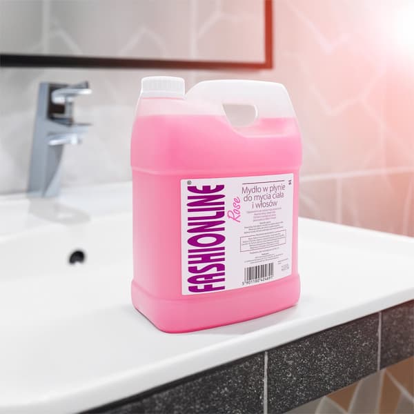 Fashionline flydende sæbe 5l pink